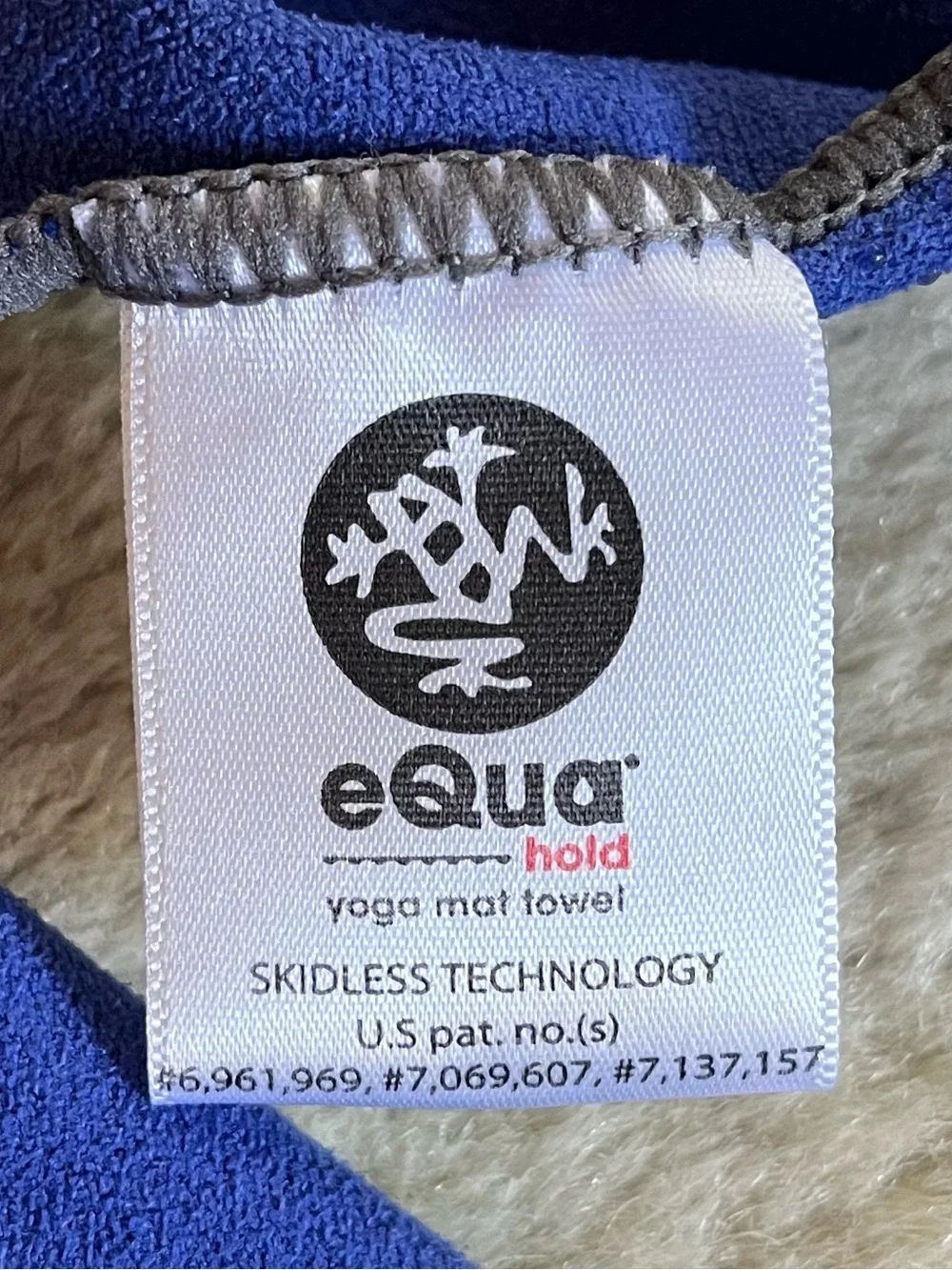 Manduka eQua HOLD Yoga Mat Towel